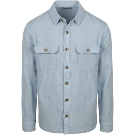Suitable Overshirt Structure Lichtblauw - Maat XXL - Heren