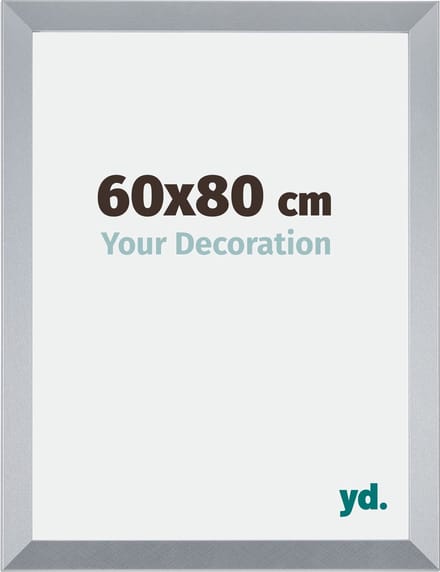 Your Decoration - Fotolijst 60x80 cm - MDF - Zilver Glans - Catania