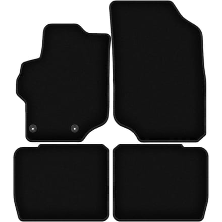 BASIC zwarte veloursmatten voor: Citroen C-Elysee sedan (2012-)