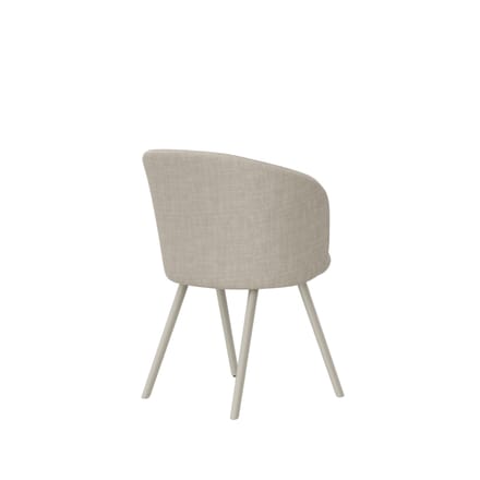 Vitra Mikado fauteuil aluminium frame - Savana parelmoer melange