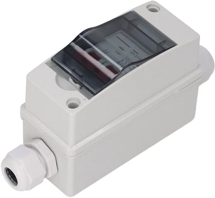 PV Solar Scheidingsschakelaar - DC Isolator - Zonne-energie Systemen - IP65 Waterdicht - 500V 63A - Grijs