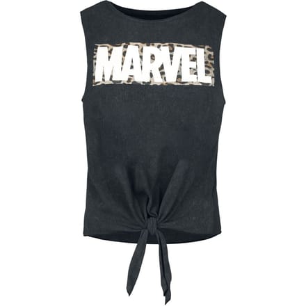 Marvel - Disney Top - Logo Leo - M tot XXL - voor Vrouwen - zwart