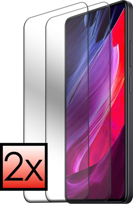 Screenprotector - 2 Stuks - Geschikt voor Xiaomi Redmi Note 12 Pro - Extra Sterk - Beschermglas - Gehard Glas - Tempered Glass - Screen Protector - Bescherm Cover