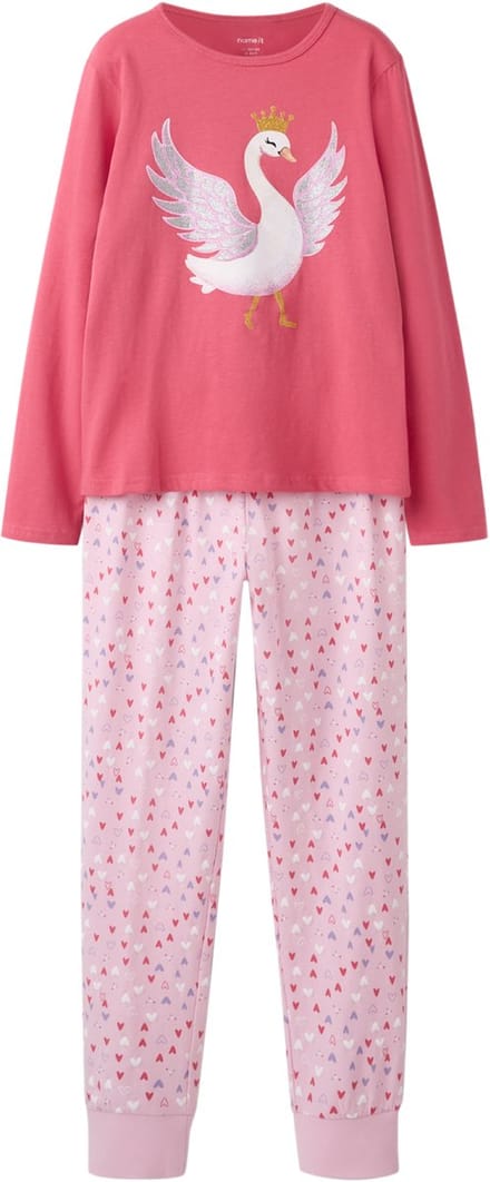 NAME IT - NKFNIGHTSET LS ANIMAL - Meisjes - Pyjamaset