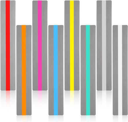 Leesstrips - Leeshulp - Concentratie Verbeteren - 8 Kleuren - 19 x 3.2 cm - Multicolor