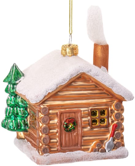 Houten kersthut kerstbal - Sass & Belle
