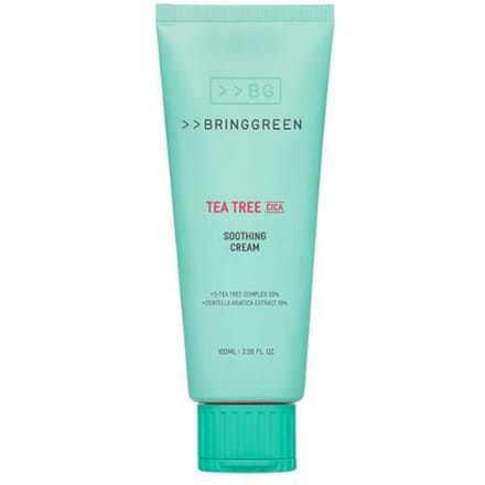BRINGGREEN Tea Tree Cica Verzachtende Crème Plus Kalmerende Vochtigheidscrème 100ml blue