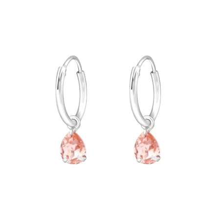 Montebello Oorbellen Cady Pink - 925 Zilver - ∅6mm - ∅12mm