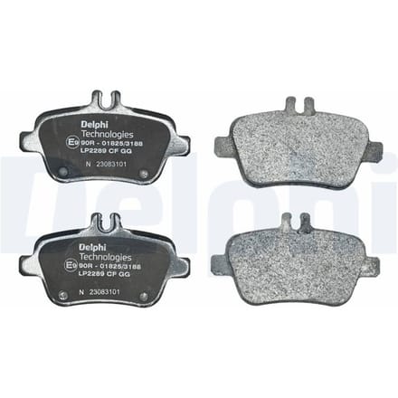Remblokset DELPHI LP2289, achter