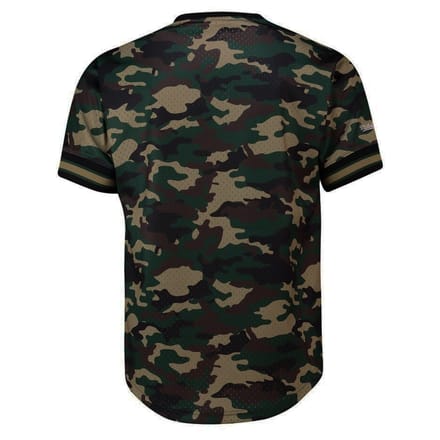 Mitchell & Ness NBA Golden State Warrior Camo Mesh Heren T-shirt