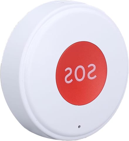Noodalarm Systeem - Zorg Hulp - Veiligheid Thuis - Draadloze Meldingen - Compact Formaat - Wit