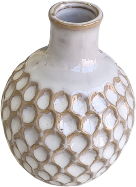 Home & Styling Vaas Ø9cm - Wit