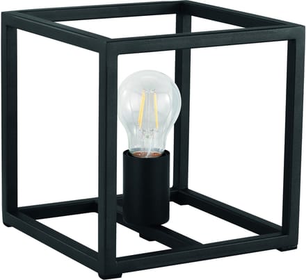 EGLO Eldrick tafellamp - E27(excl.) - industrieel - 20cm - Metaal - Zwart