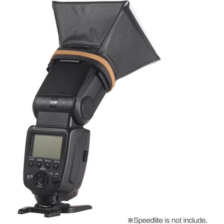 Draagbare Fotografie Flits Mini Softbox + Universele Doek Zachte Flits Bounce Diffuser Vervanging voor Canon Nikon Softbox black