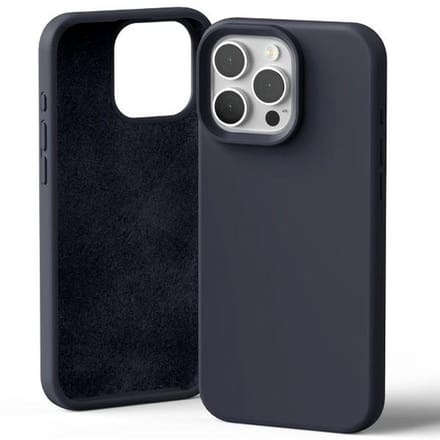 Mercury Silicone Serie - Telefoonhoesje - iPhone 16 Pro Max - Granat - Antislip
