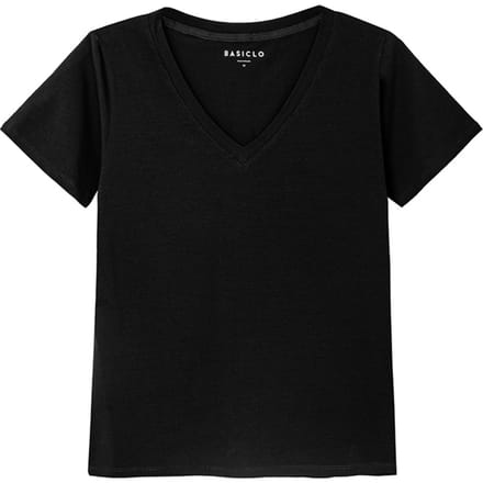 V-neck Premium T-shirt ZWART