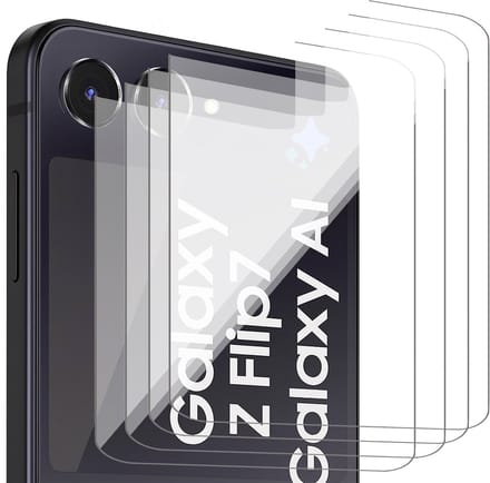 Screenprotector geschikt voor Samsung Galaxy Z Flip 7 - 4x Glas Screen Protector