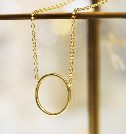 Ketting 'Love Goes Round' - Goud