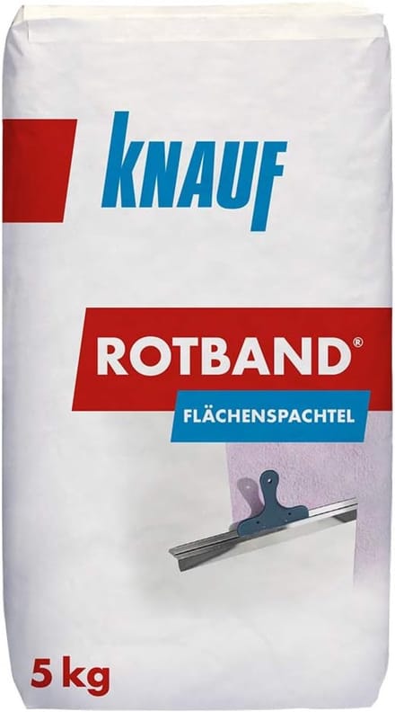 Snel hardende gipsplamuurmassa 5 kg voor gladde muren