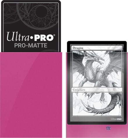 Speelgoed | Kaartspel - Sleeves Pro-Matte Bright Pink D12