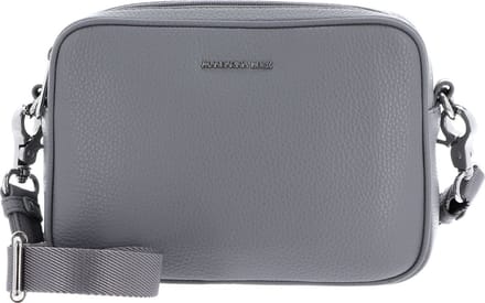 MANDARINA DUCK Leren Schoudertas Mellow Leather Crossbody Camera Bag December Sky Grijs