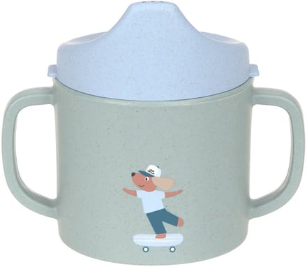 Lässig Tiny Team Dog Tuitbeker - PP/Cellulose - Groen/Blauw