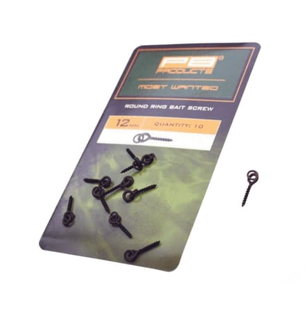 PB Products - Round Ring Bait Screw 12 mm - 10 stuks