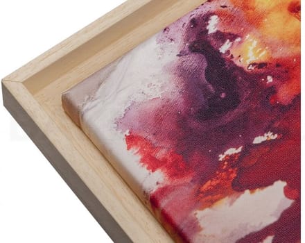 Baklijst Blank voor Canvas 100 x 75 cm - Canvaslijst - Art. nr. 23-18 ongemonteerd - 0,5 cm ruimte