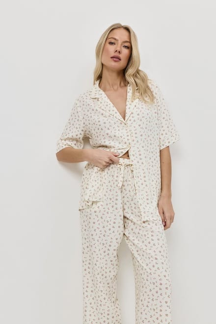 Aruelle Caprielle Dames Pyjama Yellow Geel L