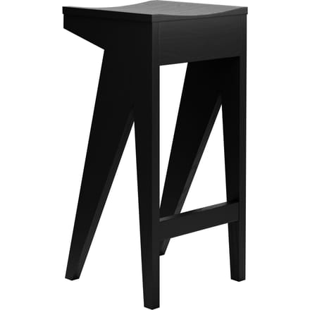Objekte unserer Tage - SCHULZ Barkruk - zwart - 75 cm