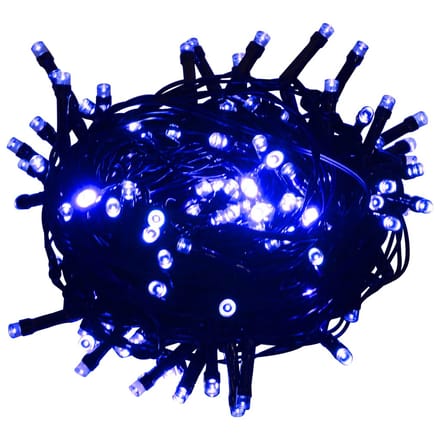 vidaXL - Lichtsnoer - met - 400 - LED's - met - 8 - lichteffecten - 40 - m - blauw