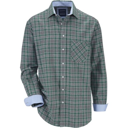 Babista herren Flanellen Overhemd - 41/42 - groen - Plus Size