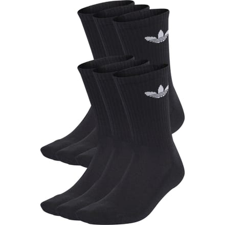 Adidas Originals Crew 6er Pack Sokken Zwart
