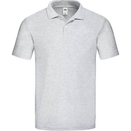 Fruit of the Loom Heren Original Heather Poloshirt (Grijs)