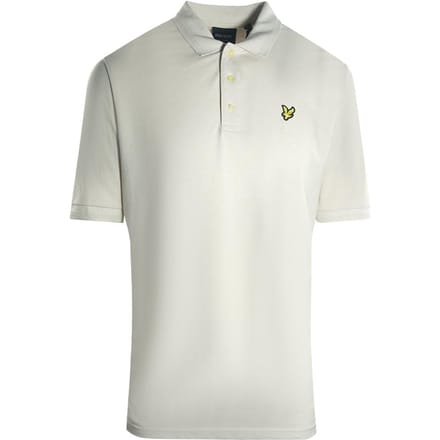 Lyle & Scott Herenpolo met gestructureerde punten (Lichte mist)