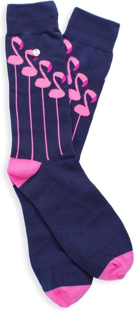 Alfredo Gonzales unisex sokken the flamingo blauw
