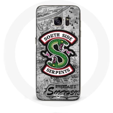 Case voor Samsung Galaxy S7 Edge Riverdale zuidzijde slangenlogo