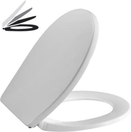Pressalit Tivoli softclosetzitting met softclose met uni flex scharnier met kantelbevestiging wit
