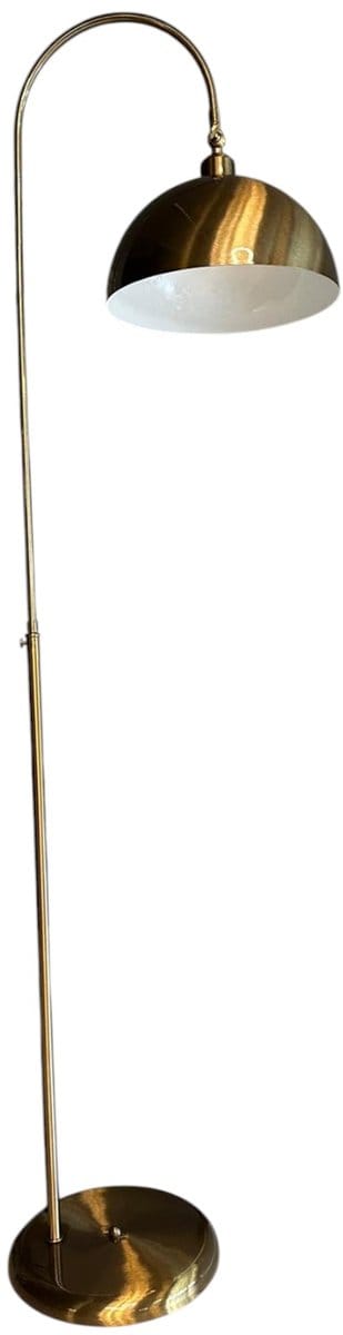 Moderne Decoratieve Vloerlamp Met Beweegbare Kop in Koperkleur