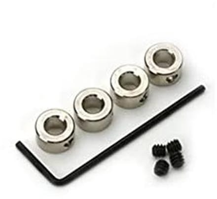 Plated Brass Dura-Collars 4.7mm - 12 Stuks
