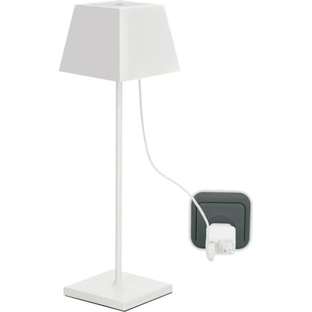 Draagbare lamp Dopo lighting Litta Square IP54 Touch dimming SMD 200lm(150lm) CRI80 3000K 45º microUSB