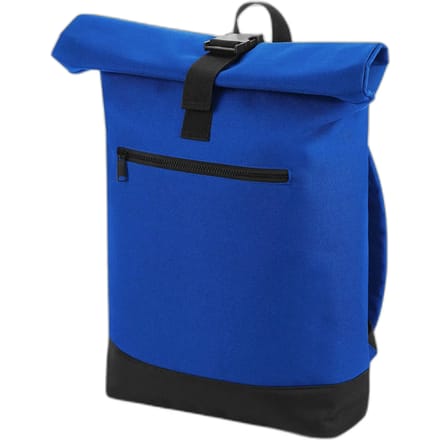 BagBase Roll-Top Backpack BG855 - Bright Royal - 32 x 44 x 13 cm
