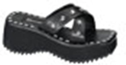 Fabulicious - FLIP-05 Slippers - US 9 - 39 Shoes - Zwart