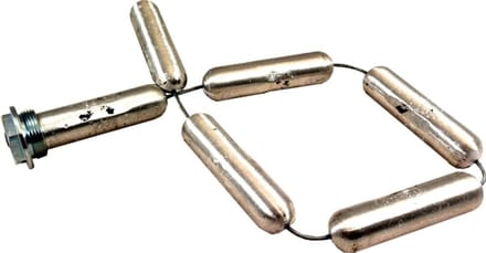 Wolf Ketting beschermingsanode magnesium niet geïsoleerd., 2482451