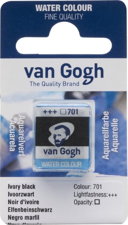 Aquarelverf - 701 Ivoorzwart - van Gogh - Napje