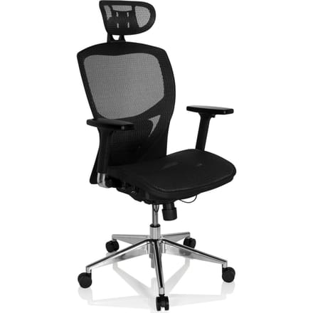 hjh office Venus One - Bureaustoel - Zwart