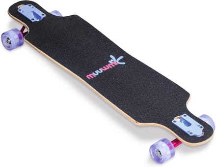 Compact Longboard met Lichtgevende Wielen - ABEC 7 Lagers - Duurzaam Houten Deck