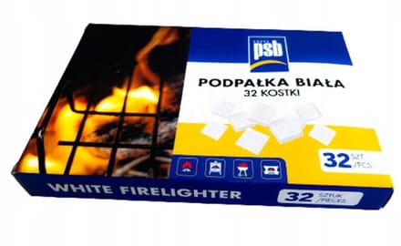 PSB - Universele Parafine Aanmaakblokjes - 32 Stuks - Wit - Effectief en Eenvoudig