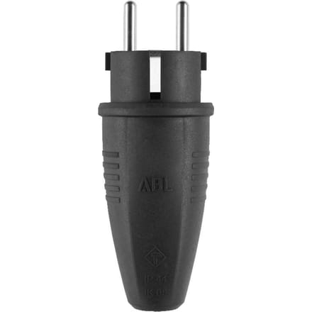 ABL Original Schuko IP44 Rubber Power Plug - 100000039 [2 Stuks]