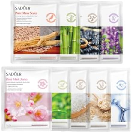 SADOER - Plant Extract Series Moisturizing Mask - 9 Types Greentea - 25g